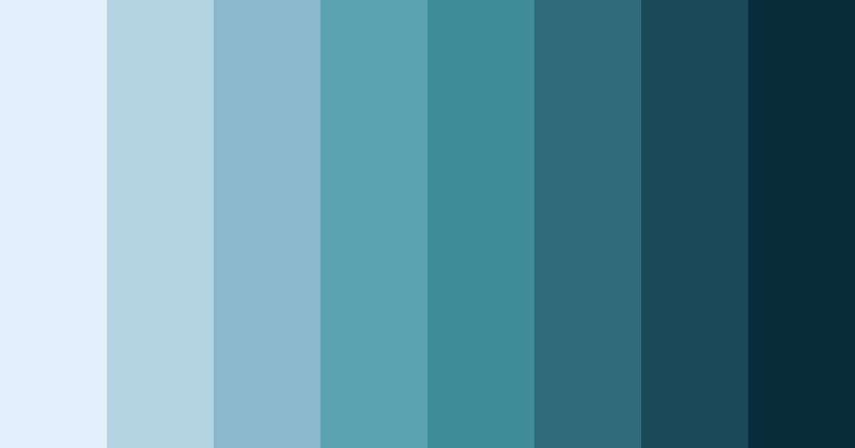 Download blue snow mountain color palette PNG image (landscape)