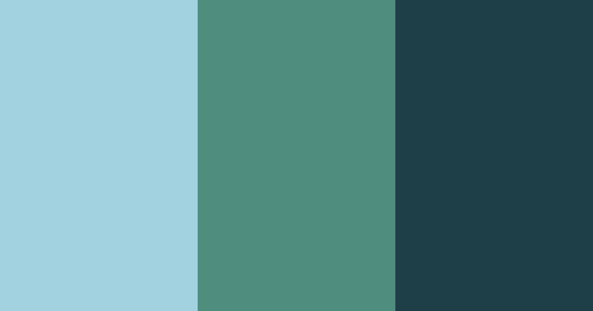 Download deep blue green color palette PNG image (landscape)