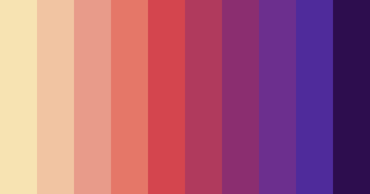 Download twilight blossoms color palette PNG image (landscape)