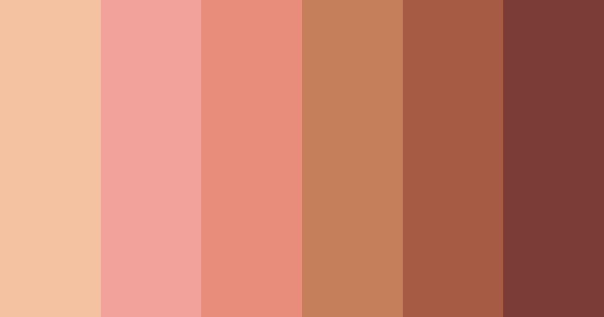 Download orange cat color palette PNG image (landscape)