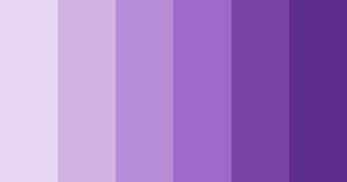 Download lavender dreams color palette PNG image (landscape)