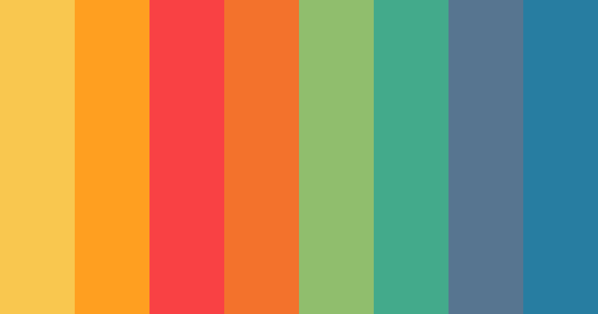 Download electric citrus burst color palette PNG image (landscape)