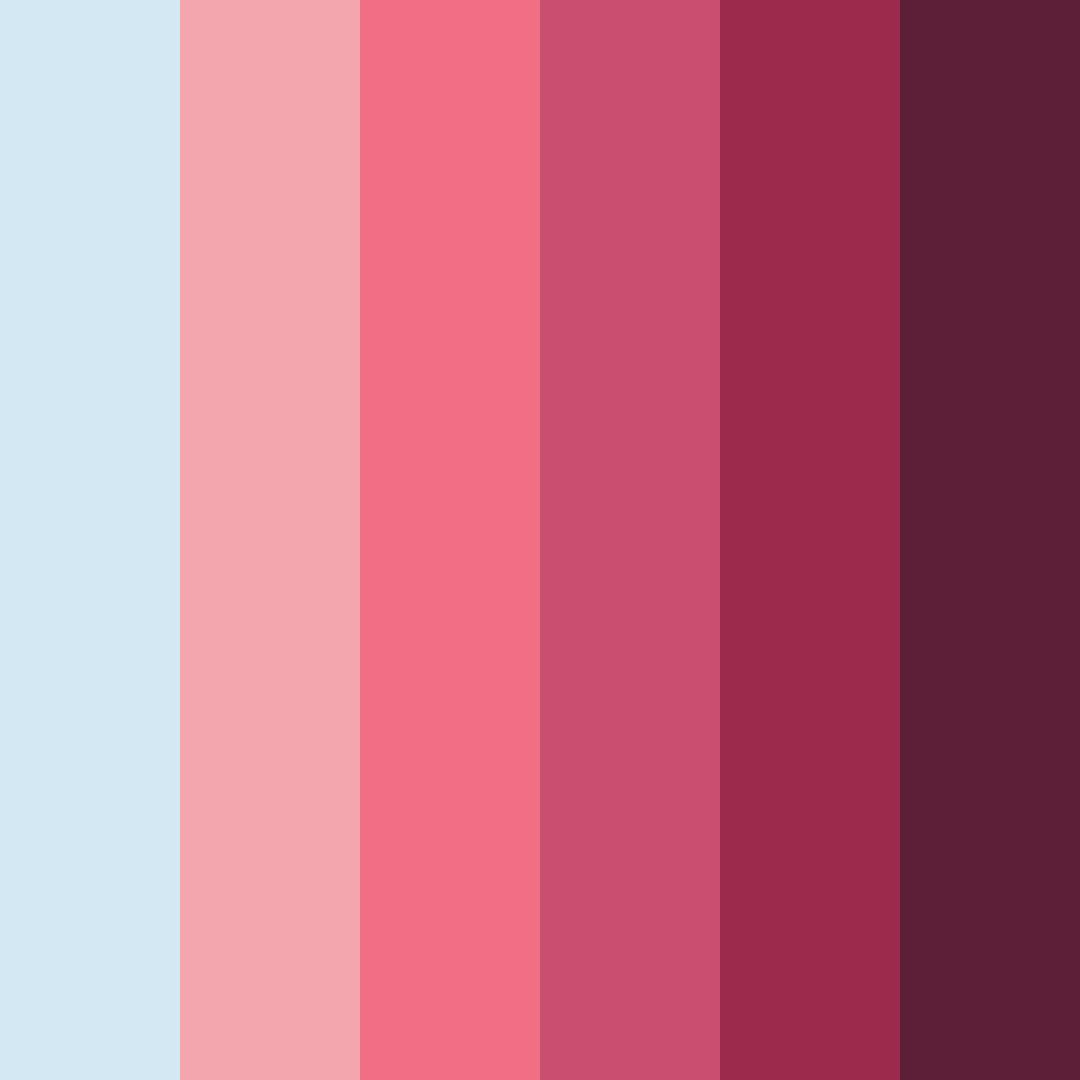 Download pink funk color palette PNG image (square)