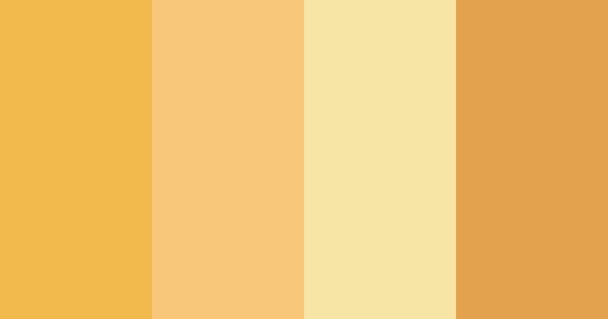 Download golden hour whispers color palette PNG image (landscape)