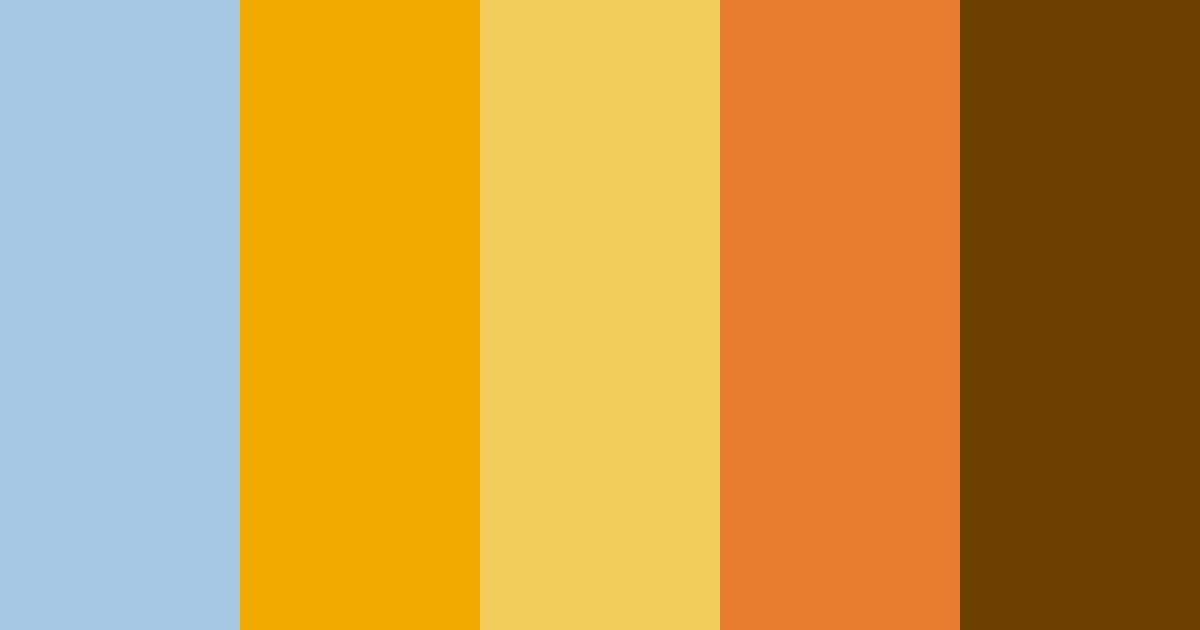Download blue orange sunrise color palette PNG image (landscape)