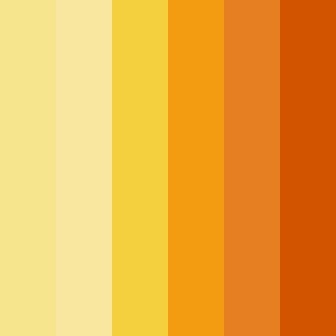 Download golden harvest color palette PNG image (square)