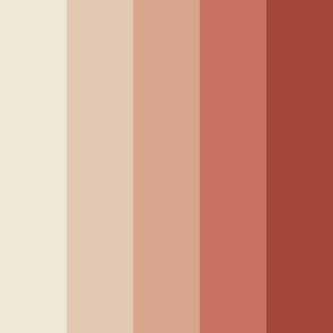 Download rustic sunrise color palette PNG image (square)