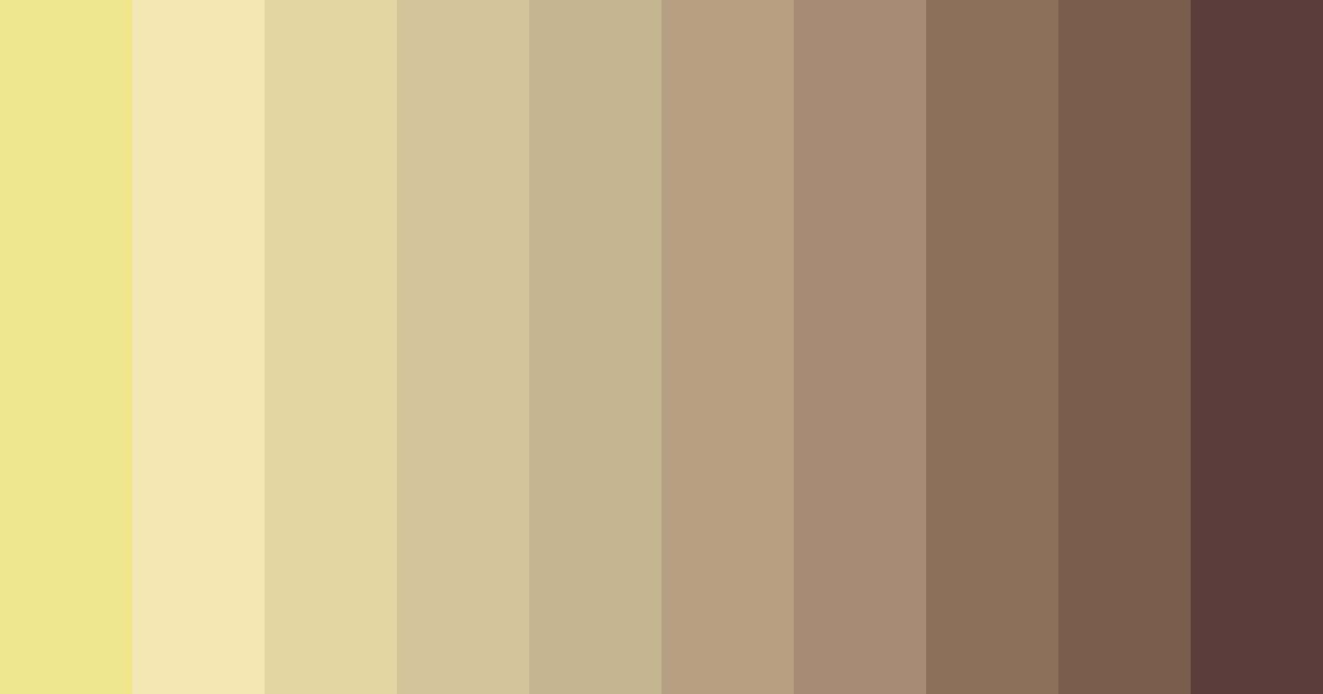 Download earthy beige color palette PNG image (landscape)