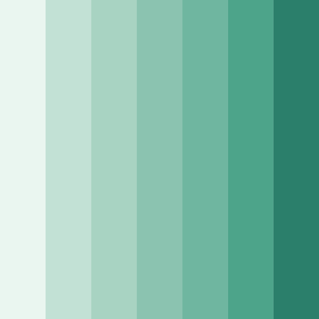 Download oceanic sushi breeze color palette PNG image (square)