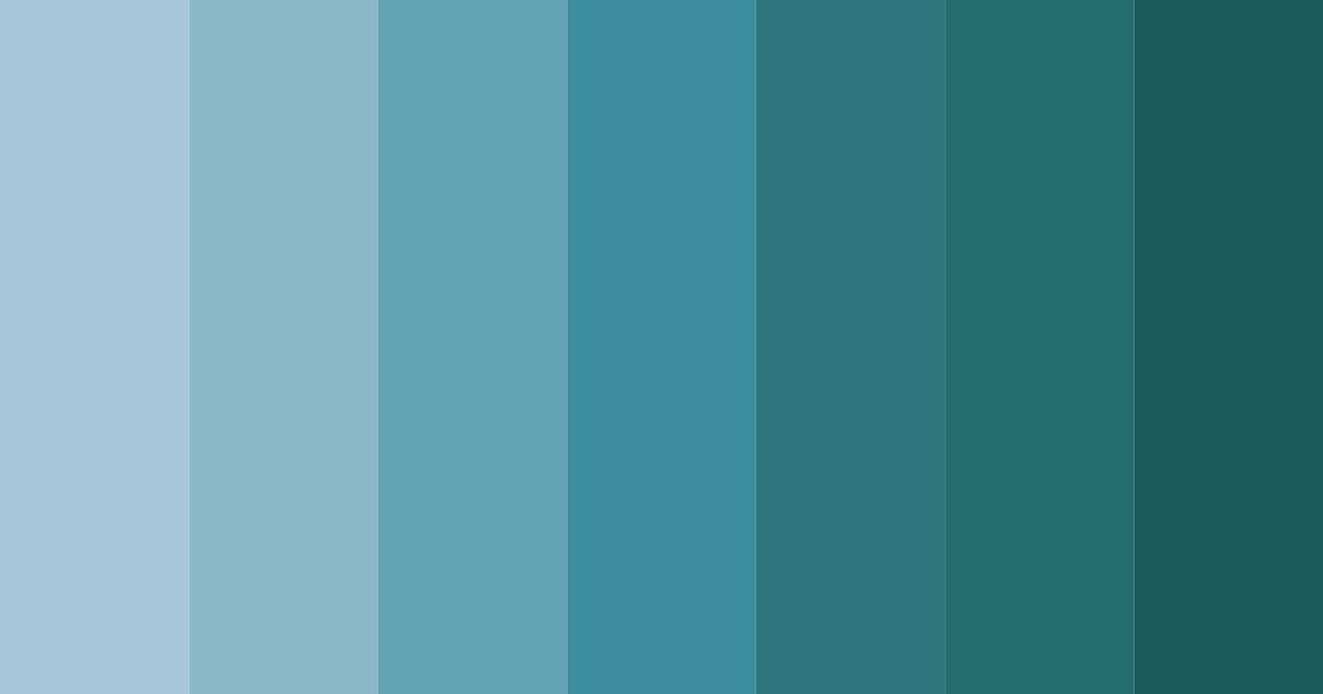 Download aqua awakening color palette PNG image (landscape)