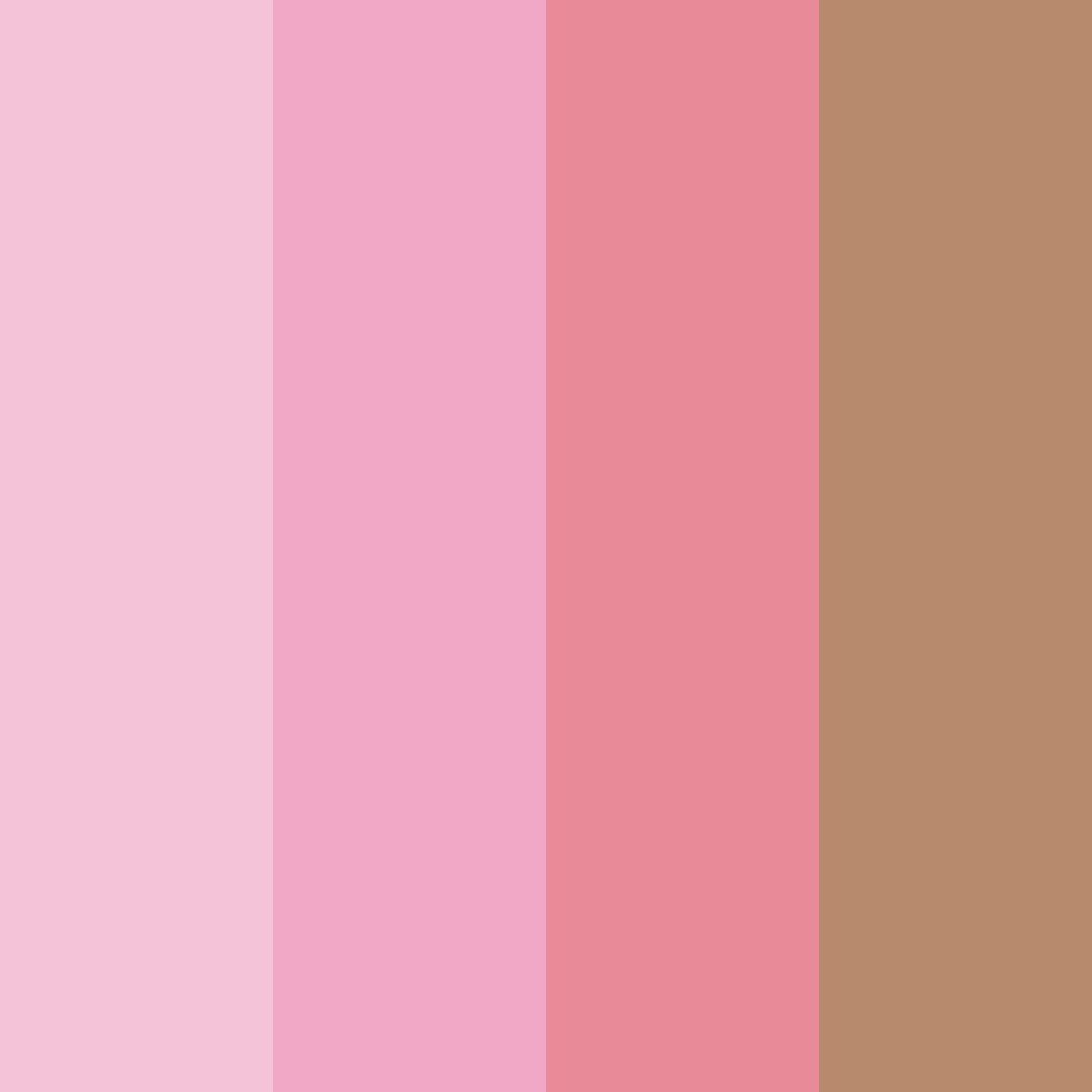 Download sakura confections color palette PNG image (square)