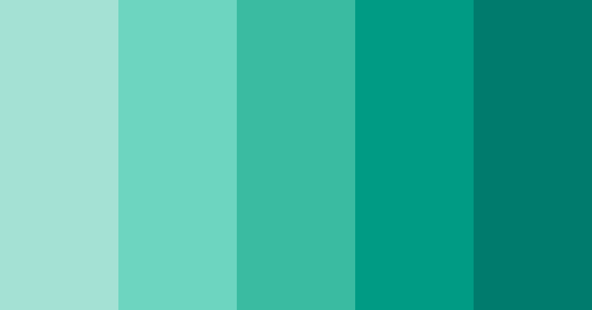 Download tropical oasis color palette PNG image (landscape)