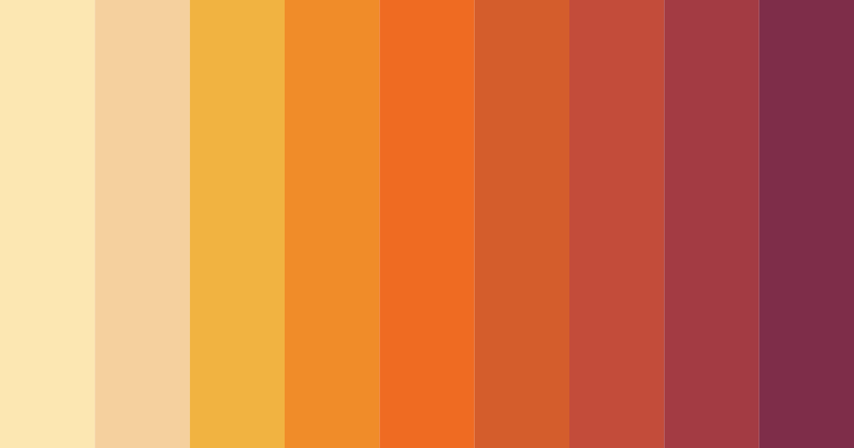 Download joyful sunrise color palette PNG image (landscape)