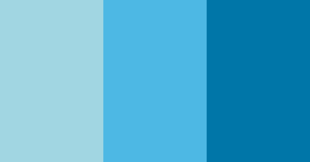 Download blue ocean shades color palette PNG image (landscape)