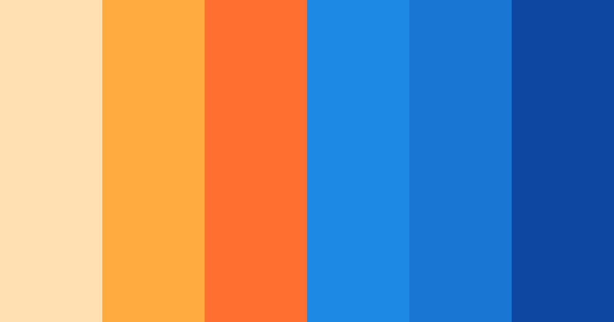 Download fiery horizon color palette PNG image (landscape)