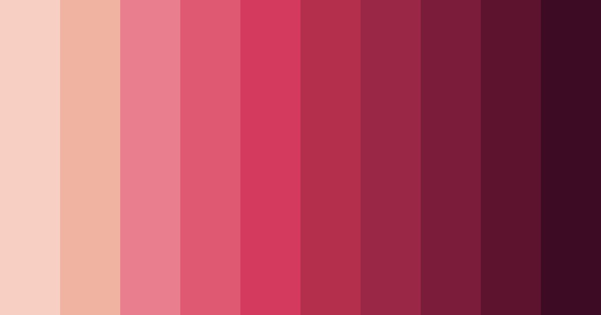 Download rose gold shades color palette PNG image (landscape)