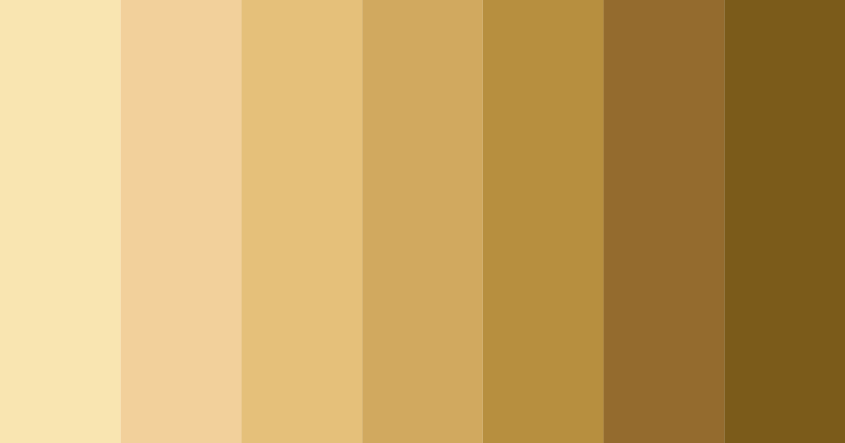 Download champagne dreams color palette PNG image (landscape)