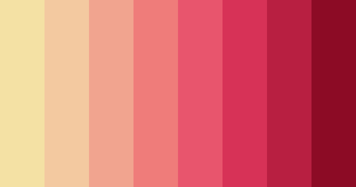 Download euphoric blossom color palette PNG image (landscape)