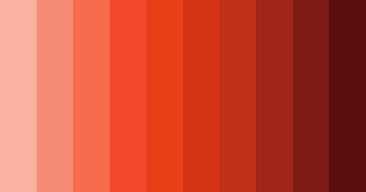 Download fiery ember glow color palette PNG image (landscape)