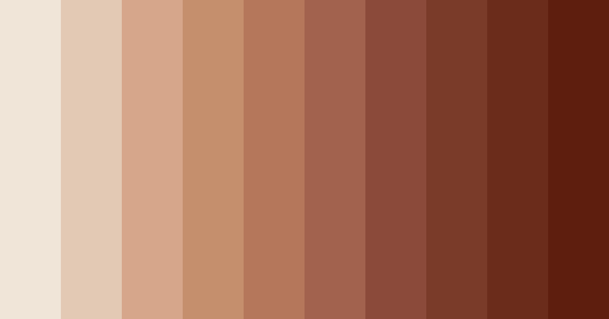 Download elegant brown color palette PNG image (landscape)