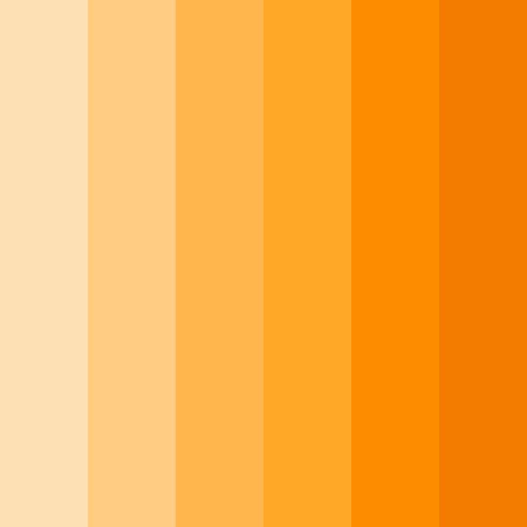 Download sunset citrus color palette PNG image (square)