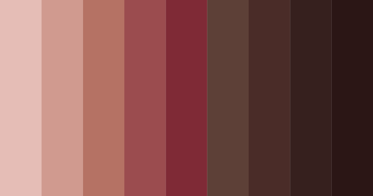 Download rustic ember color palette PNG image (landscape)