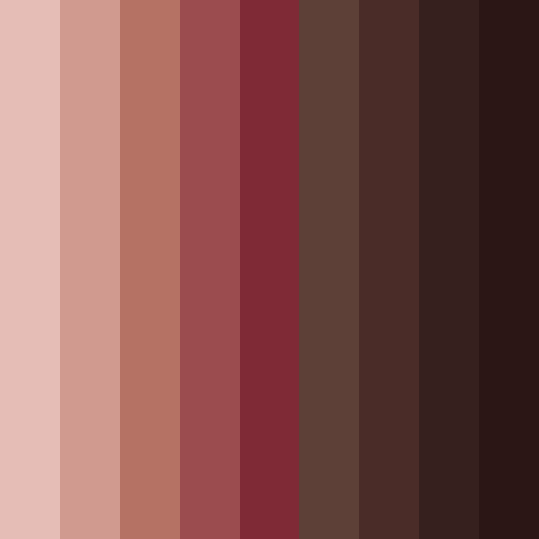 Download rustic ember color palette PNG image (square)