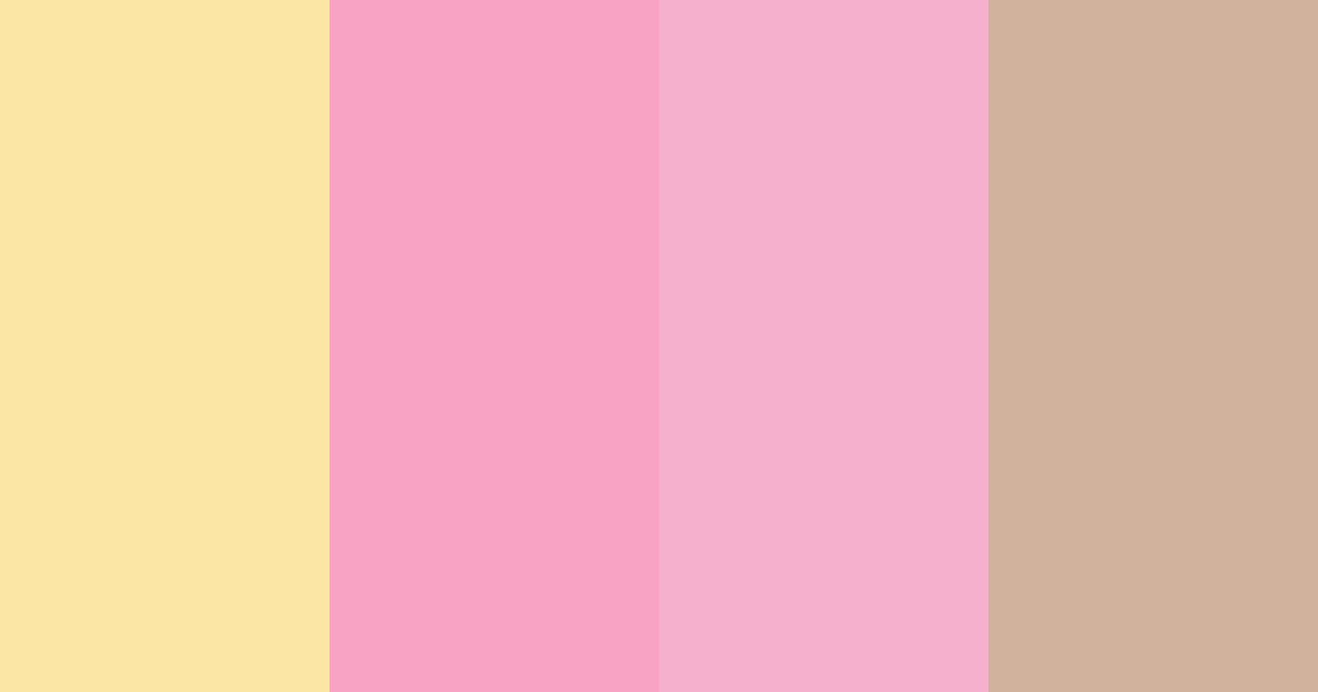 Download warm pink color palette PNG image (landscape)