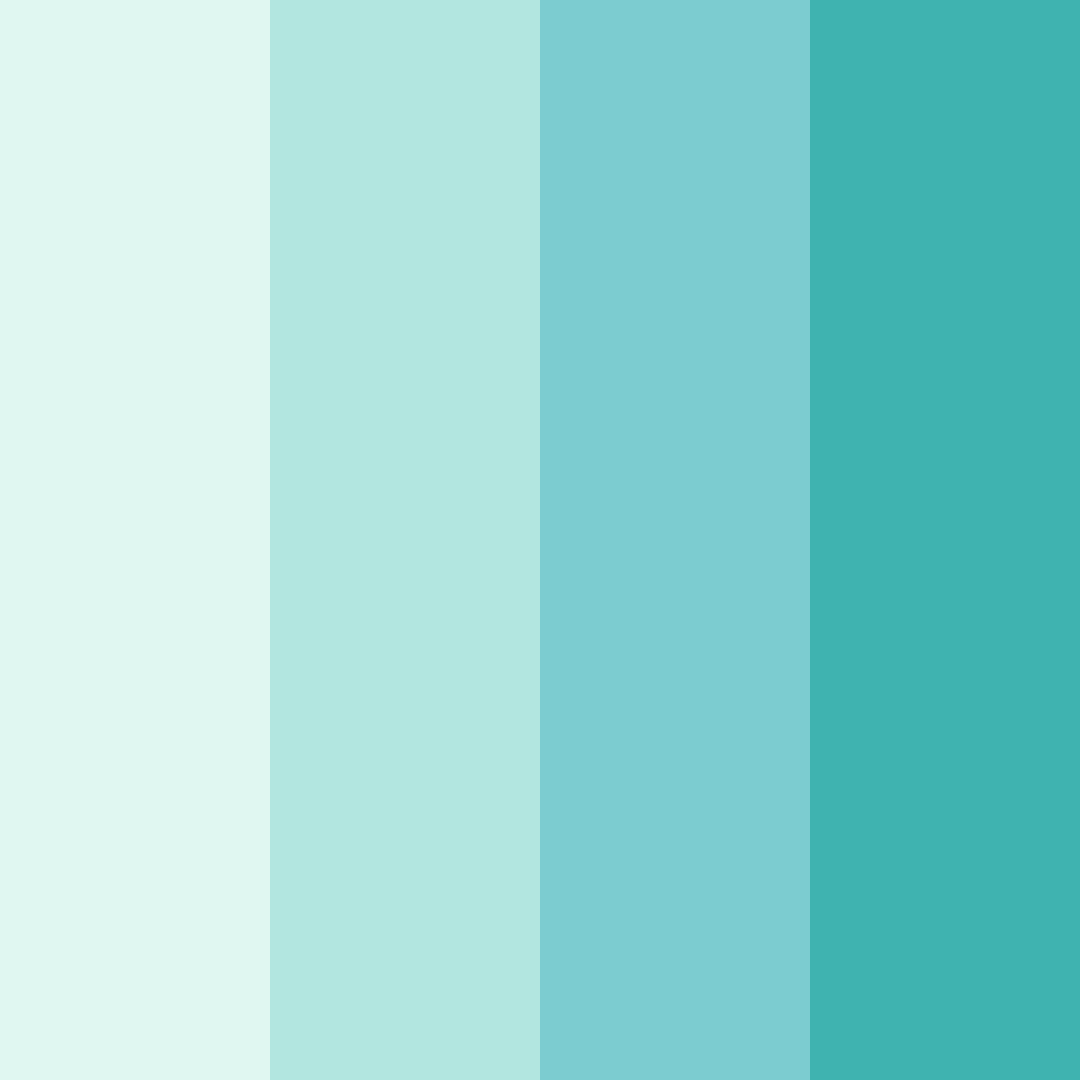 Download turquoise breeze color palette PNG image (square)