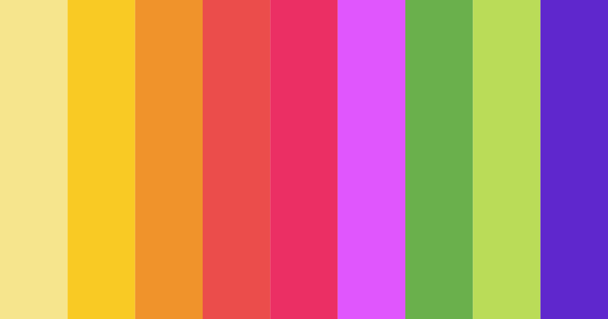Download vibrant odyssey color palette PNG image (landscape)