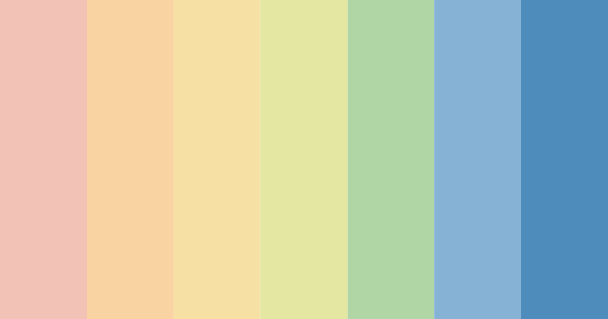Download harmonious blue color palette PNG image (landscape)