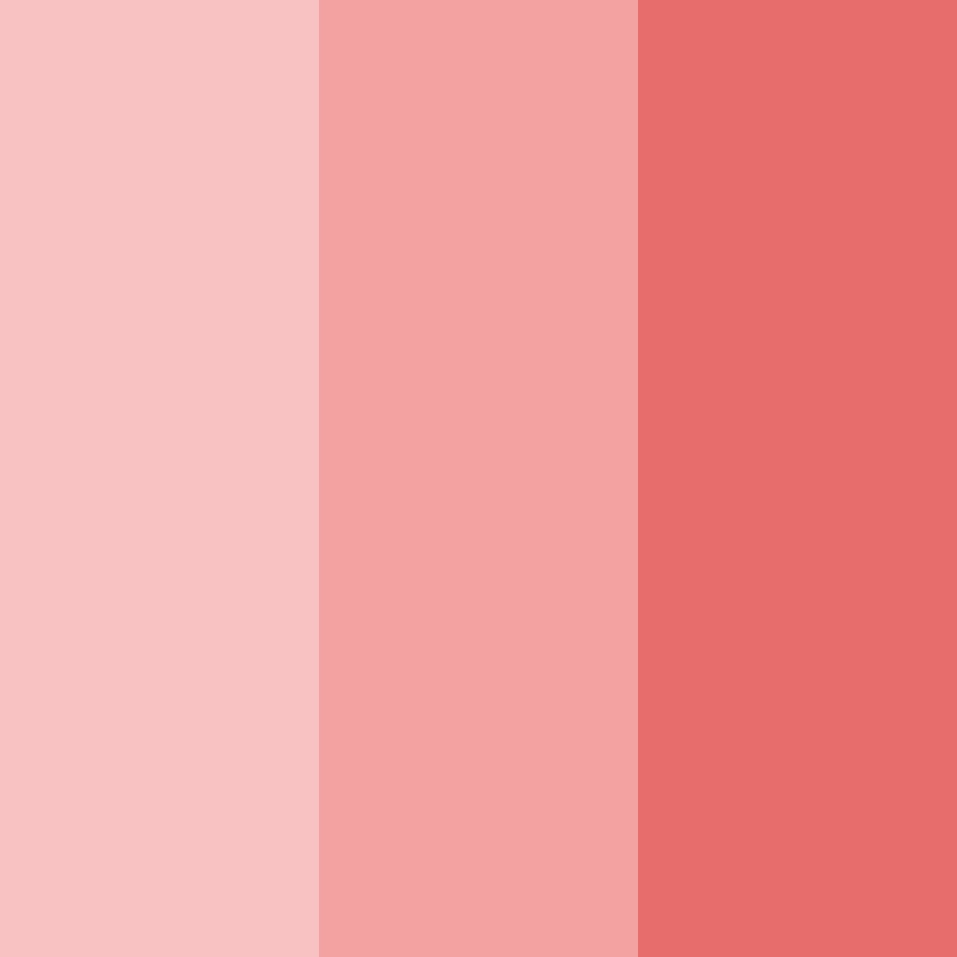 Download soft red color palette PNG image (square)