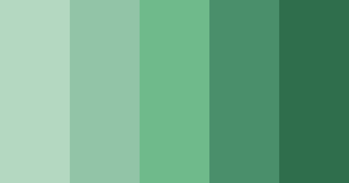 Download emerald whisper color palette PNG image (landscape)