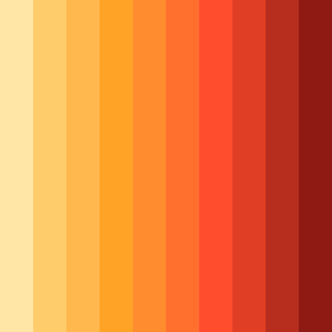 Download warm reds color palette PNG image (square)