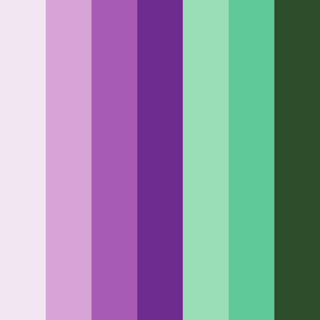 Download blossom grove color palette PNG image (square)