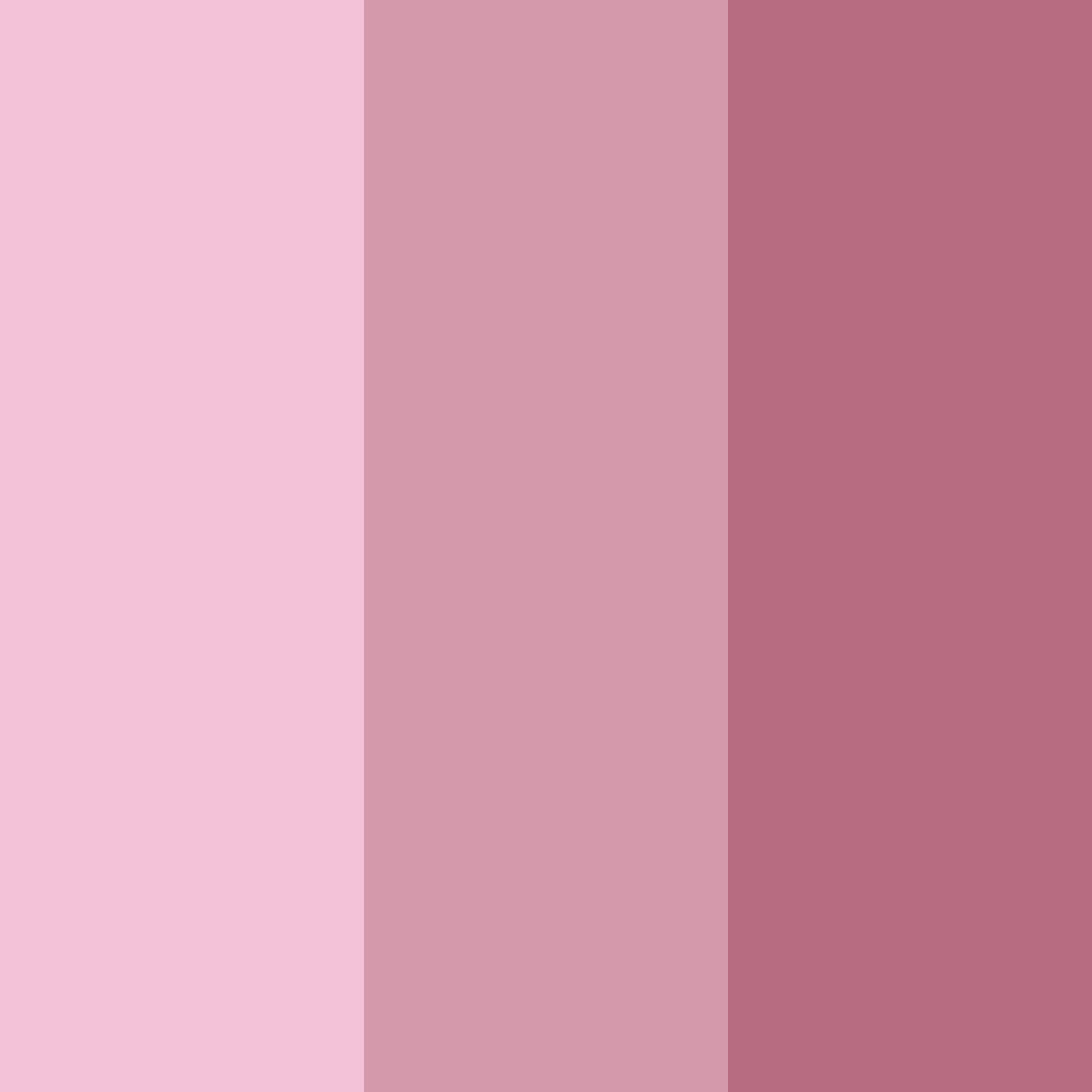Download pastel pink bliss color palette PNG image (square)