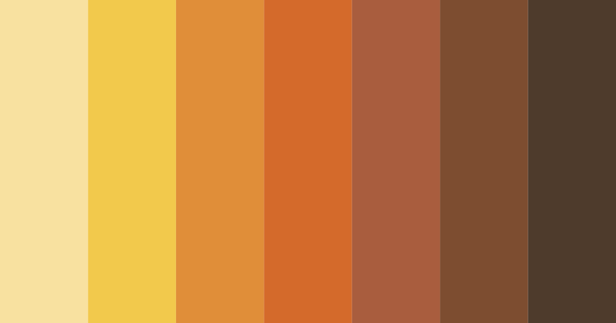 Download brown harvest color palette PNG image (landscape)