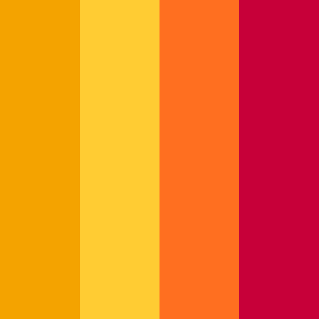 Download electric citrus burst color palette PNG image (square)