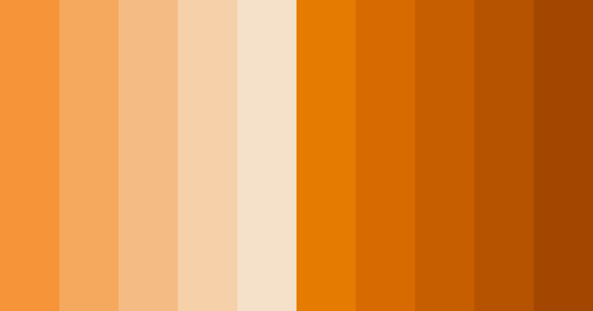 Download orange sunset color palette PNG image (landscape)