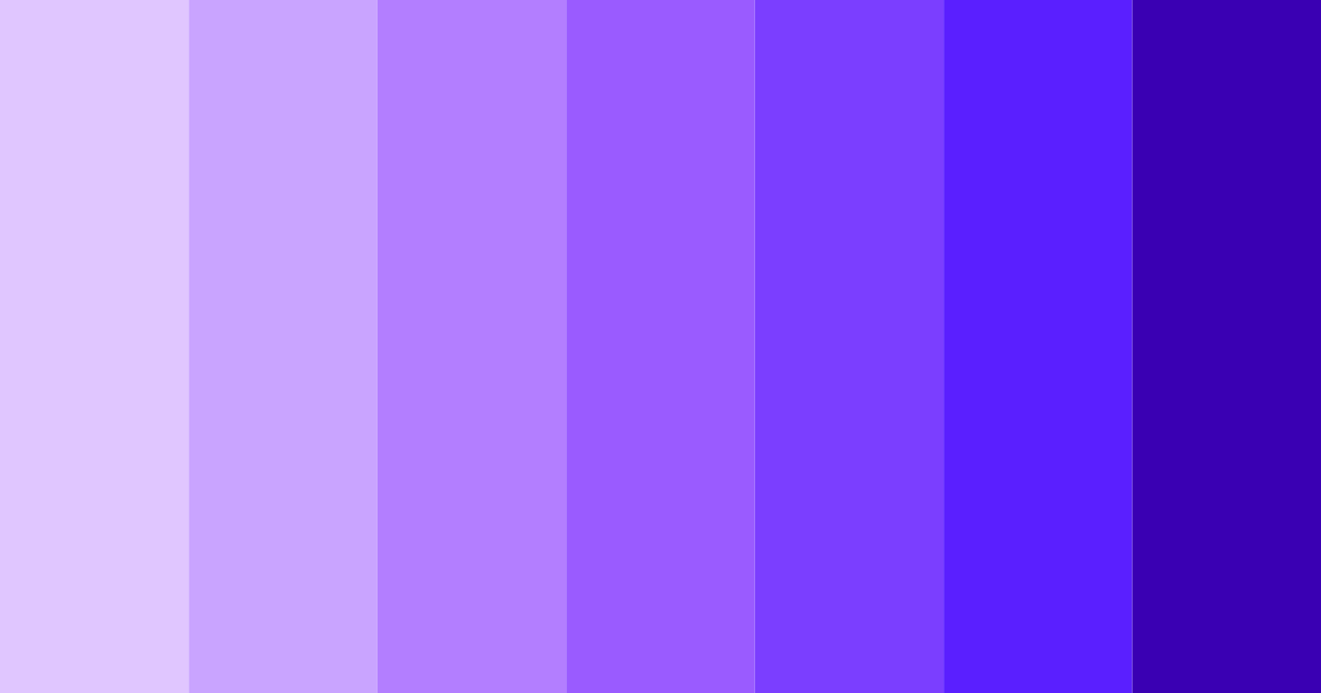 Download electric amethyst dream color palette PNG image (landscape)