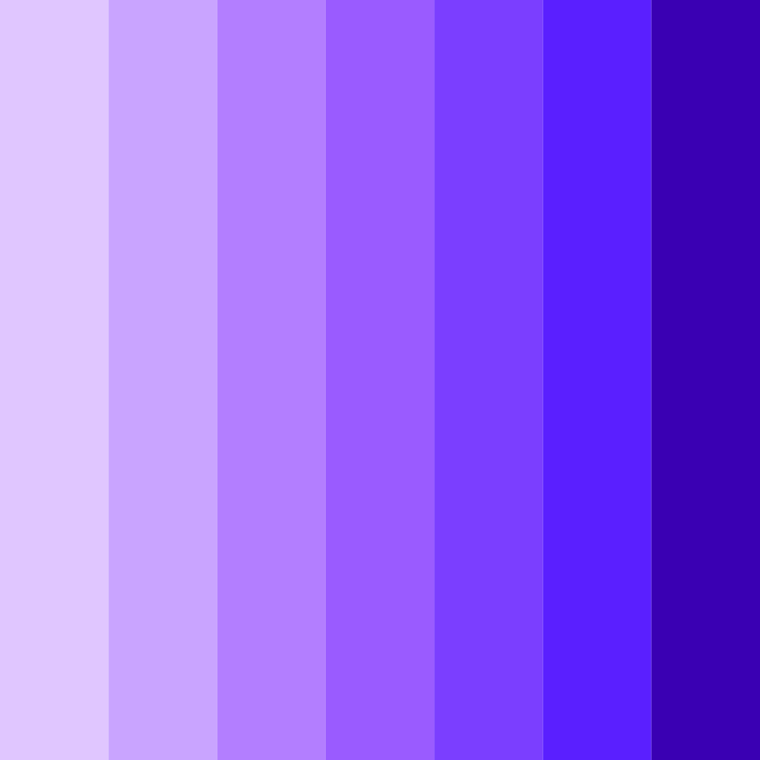 Download electric amethyst dream color palette PNG image (square)
