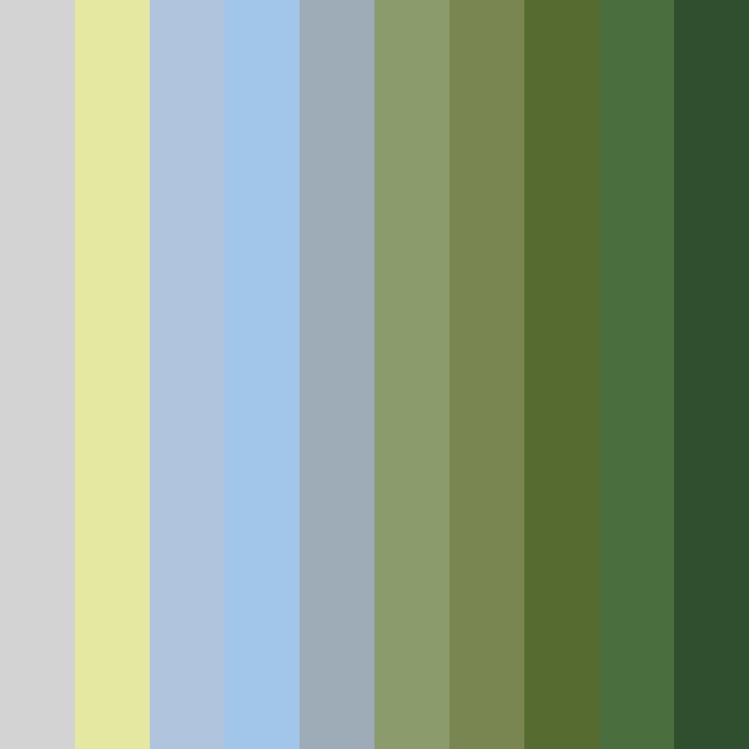 Download light green blue color palette PNG image (square)