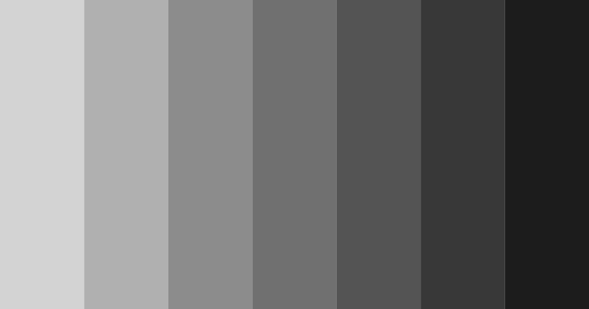 Download shades of steel color palette PNG image (landscape)
