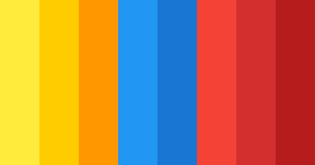 Download vibrant harmony color palette PNG image (landscape)