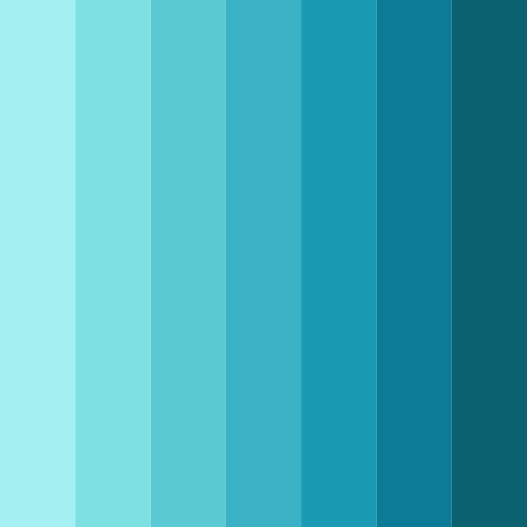 Download aqua reverie color palette PNG image (square)