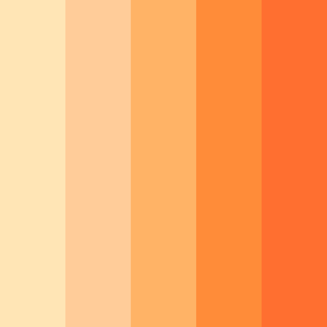 Download sunset bliss color palette PNG image (square)