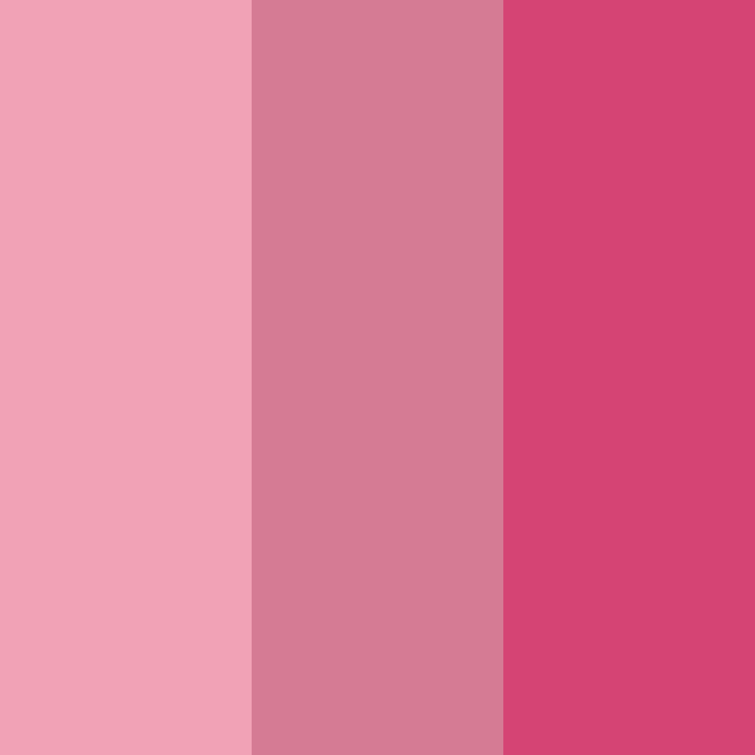 Download blushing blooms color palette PNG image (square)