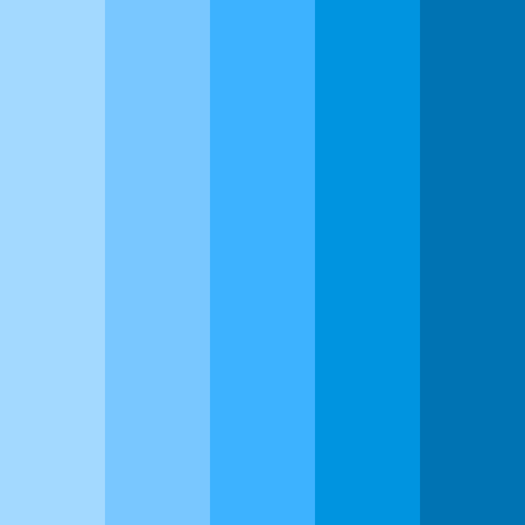 Download bright blue sky color palette PNG image (square)