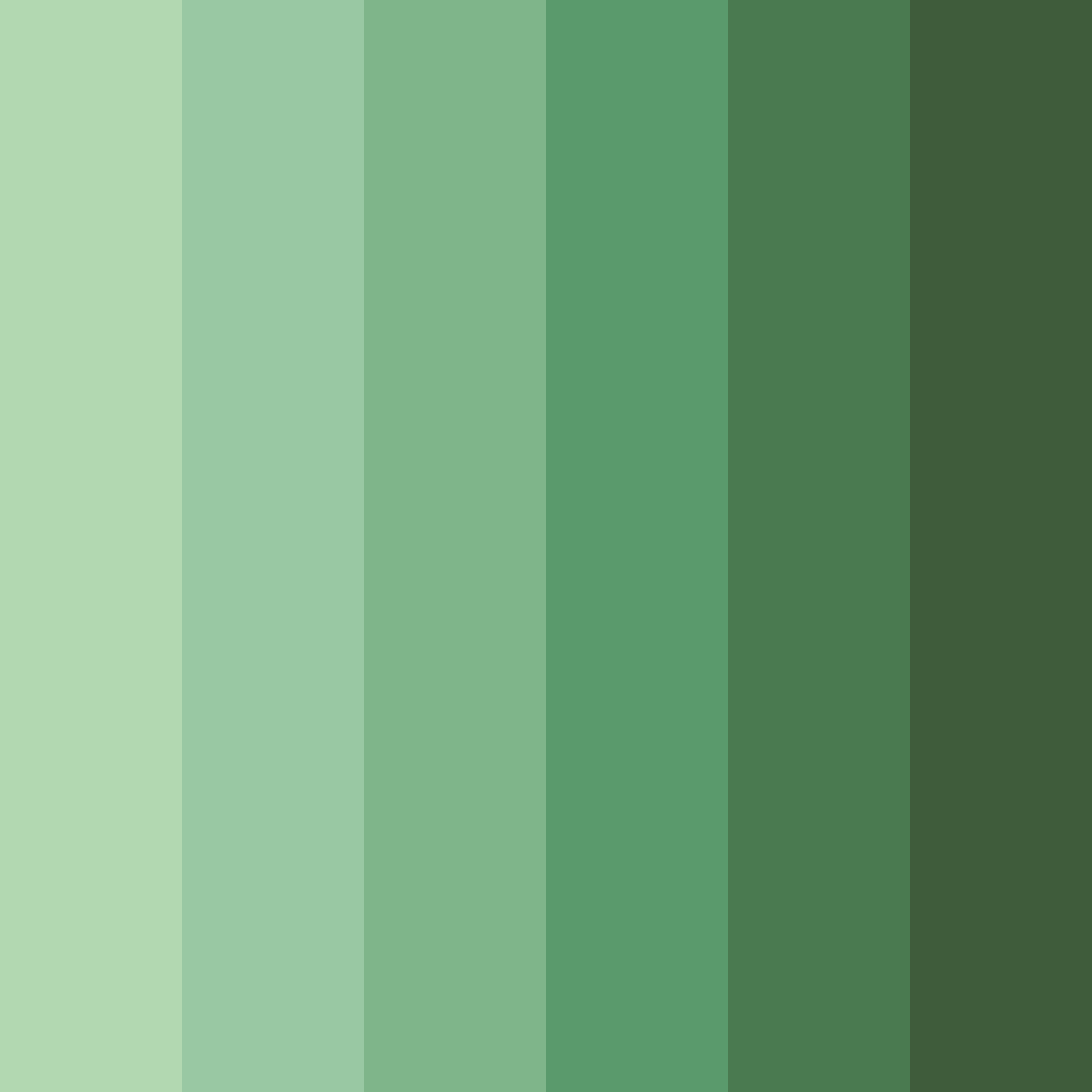 Download whispering ferns color palette PNG image (square)