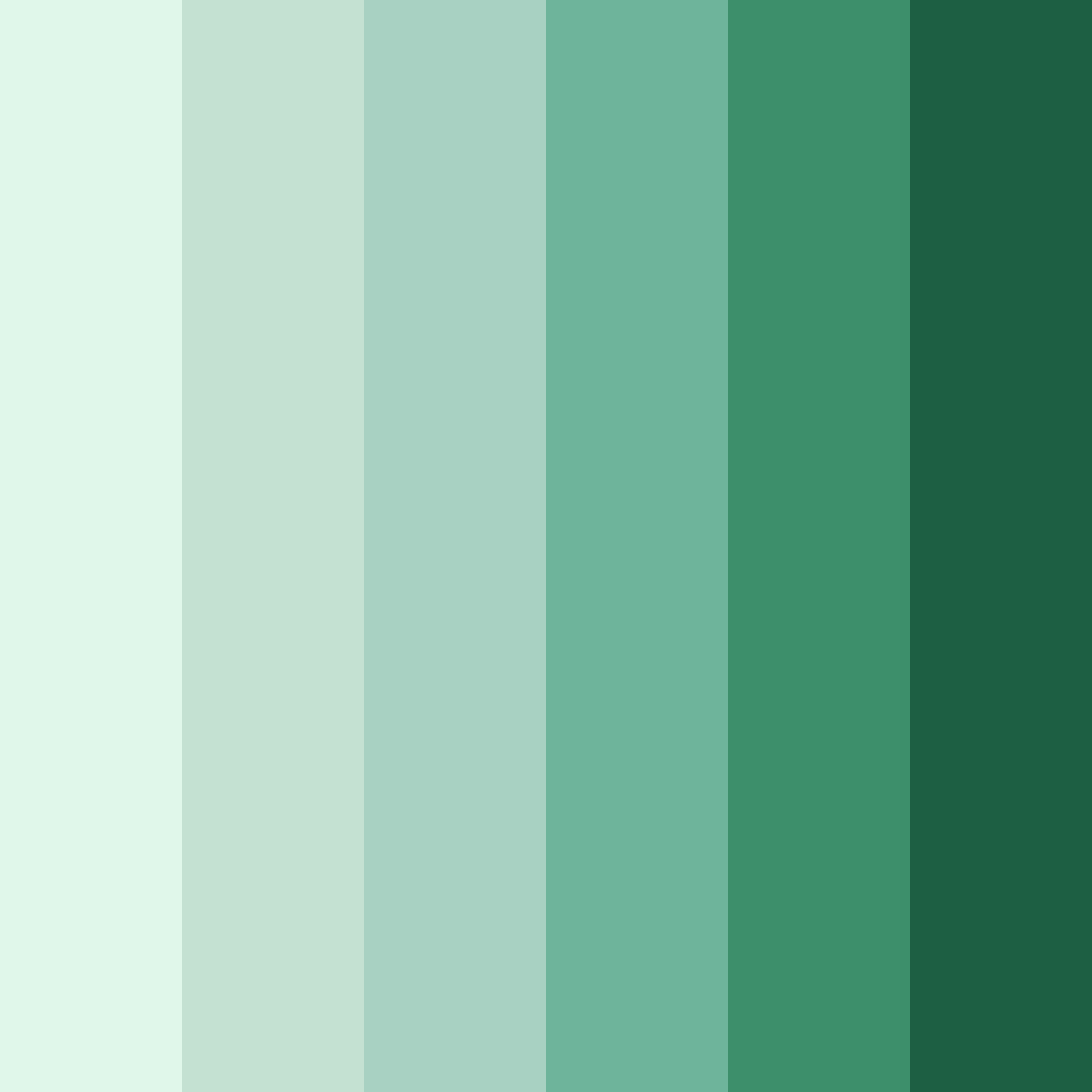 Download verdant oasis color palette PNG image (square)